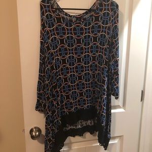 Kaari Blue tunic top.